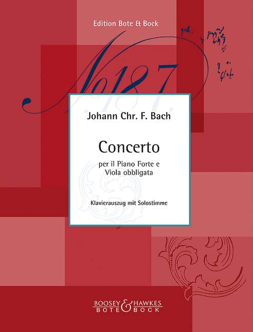 Concerto  per il pianoforte e viola obbligata  Klavierauszug mit Solo-Stimme