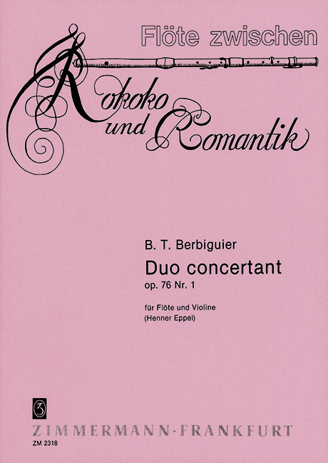 Duo concertant op.76,1  für Flöte und Violine  