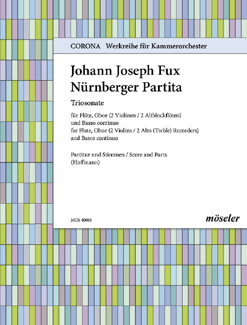 Nürnberger Partita  für Flöte, Oboe und Cembalo  Partitur und Stimmen