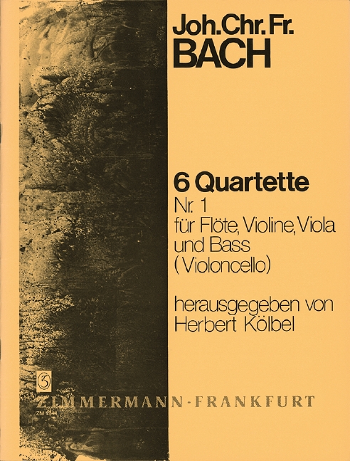 Quartette Nr.1 für Flöte, Violine,  Viola und Bc  Stimmen