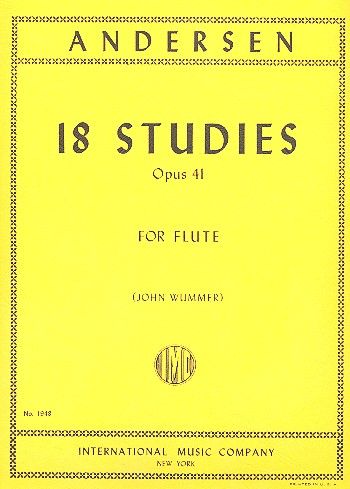 18 Studies op.41  for flute solo  