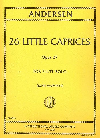 26 little Caprices op.37  for flute solo  