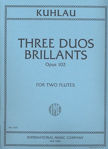 3 Duos Brillants op.102  for 2 flutes  