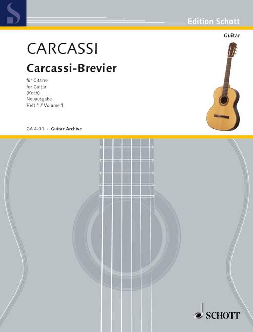Carcassi-Brevier Band 1 - ausgewählte Werke  für Gitarre  