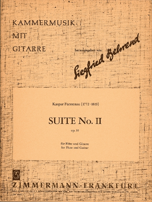 Suite Nr.2 op.35 für Flöte und Gitarre    