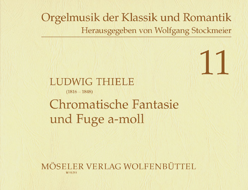 Chromatische Fantasie und Fuge  a-Moll für Orgel  