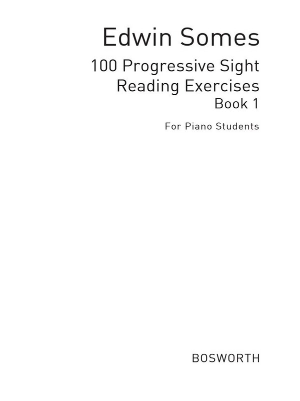 100 progressive Sight-Reading  Exercises vol.1 for piano students  