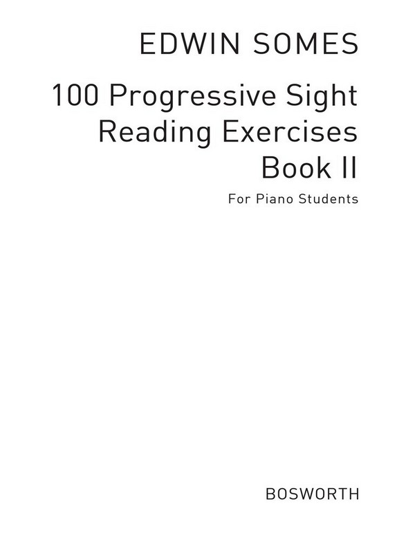 100 progressive Sight-Reading  Exercises vol.2 for piano students  