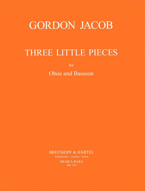 3 small Pieces  for oboe and bassoon  score