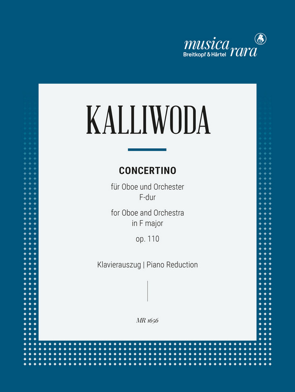Concertino F-Dur op.110  für Oboe und Orchester  für Oboe und Klavier