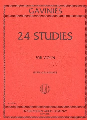 24 Studies  for violin  