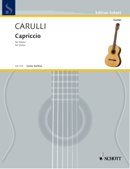Capriccio Anschlagsstudie  für Gitarre  