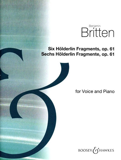 6 Hölderlin-Fragmente op.61  für Gesang und Klavier (dt/en)  