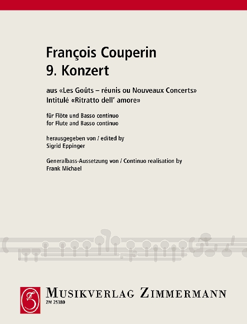 Konzert Nr.9 für Flöte und Bc  Partitur und Stimmen  