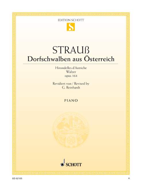 Dorfschwalben aus Österreich op.164  für Klavier  