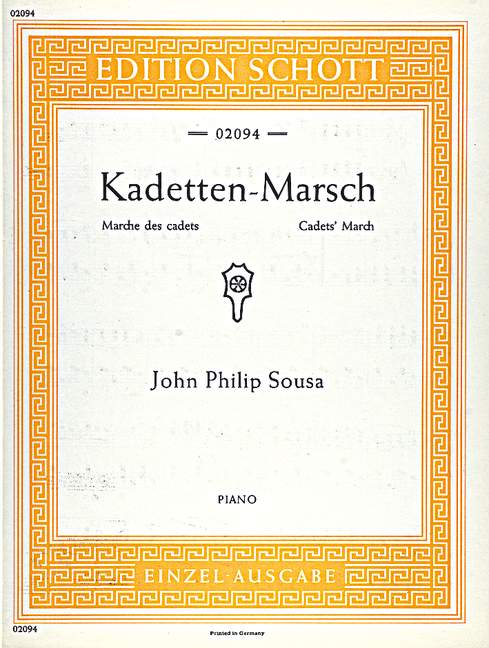 Kadetten-Marsch  für Klavier  