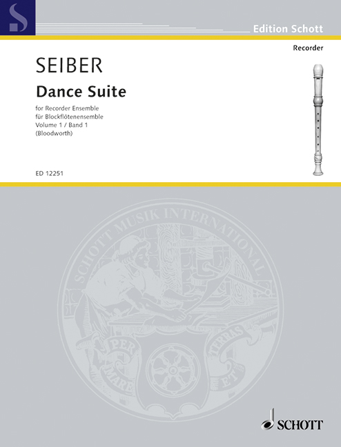 Dance suite vol.1  for 4 recorders (SATB)  score and parts