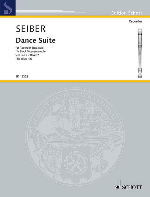 Dance Suite vol.2  for 4 recorders (SATB)  score and 4 parts