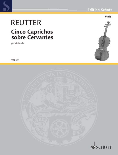 5 caprichos sobre Cervantes  für Viola solo  