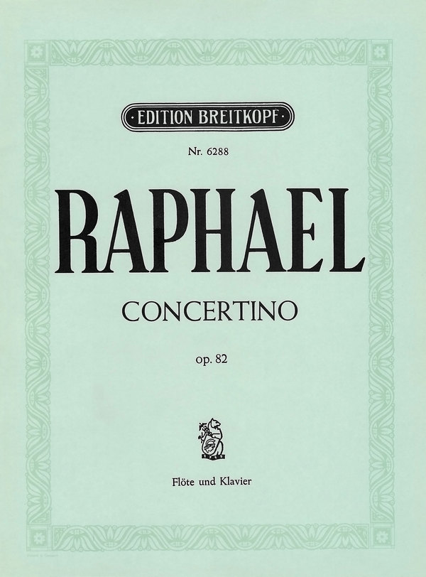 Concertino op.82  für Flöte und Orchester  für Flöte und Klavier