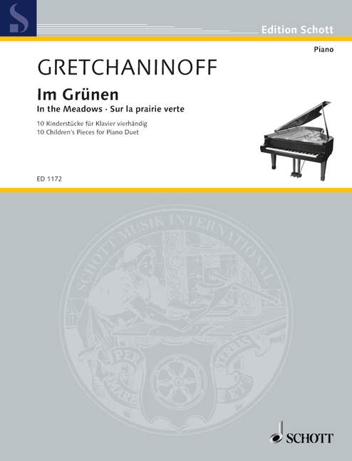 Im Grünen op.99 10 Kinderstücke  für Klavier zu 4 Händen  