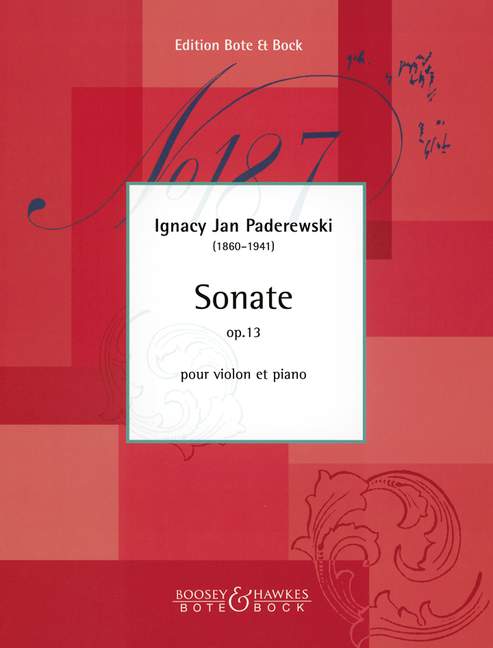 Sonate op.13  für Violine und Klavier  