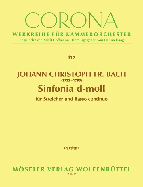Sinfonia d-Moll  für Streichorchester  Partitur