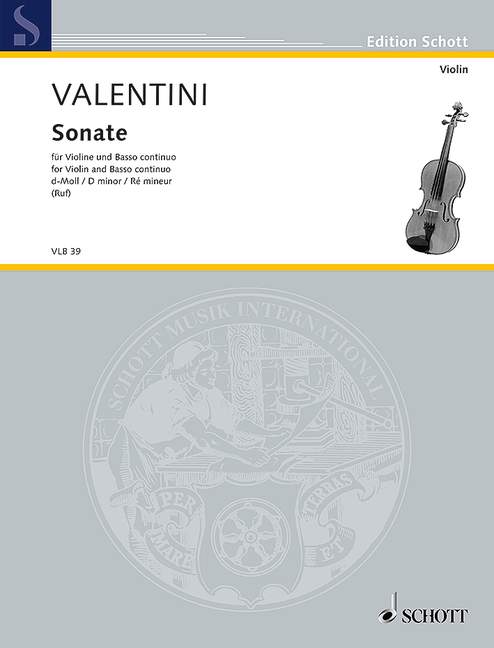 Sonate d-Moll op.8,1  für Violine und Bc  Partitur und 2 Stimmen