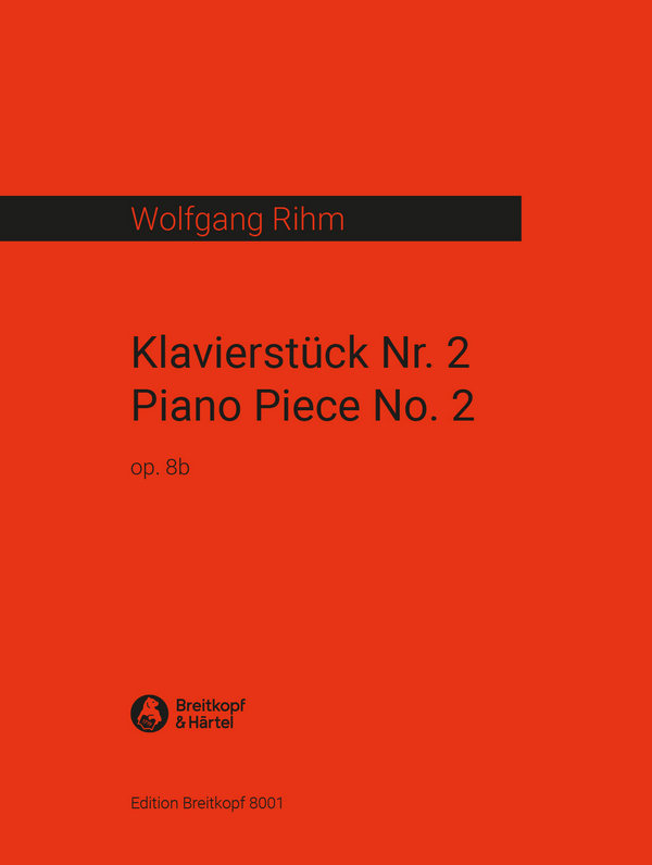 Klavierstück N2.2 op.8B (1971)  für Klavier  