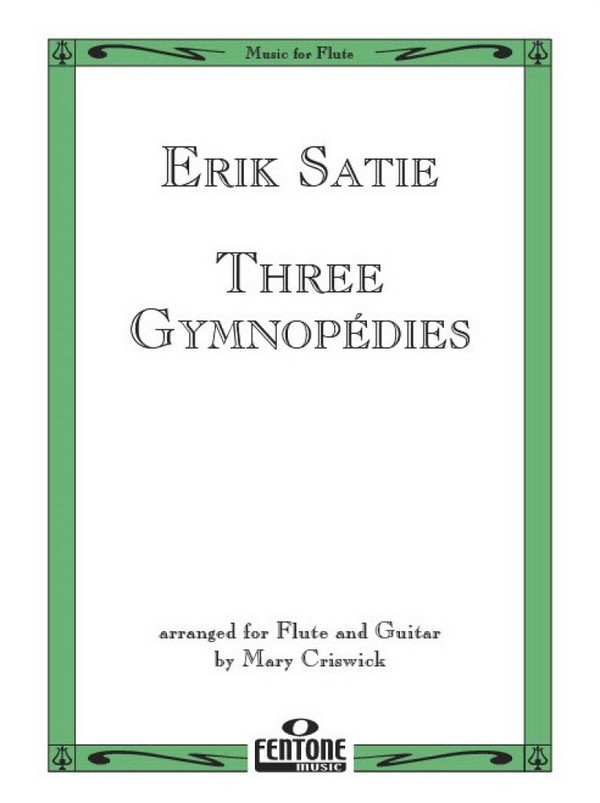 3 Gymnopedies  for flute and guitar  