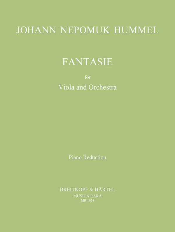 Fantasie  for viola and orchestra  for viola and piano