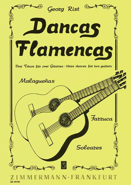 Dancas flamencas 3 Tänze  für 2 Gitarren  Partitur