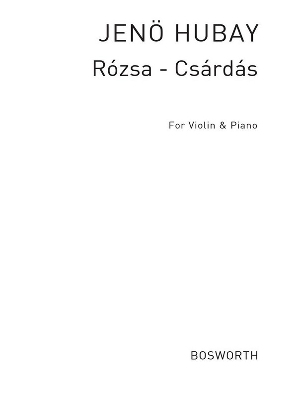 Rozsa Czardas für Violine und  Klavier  