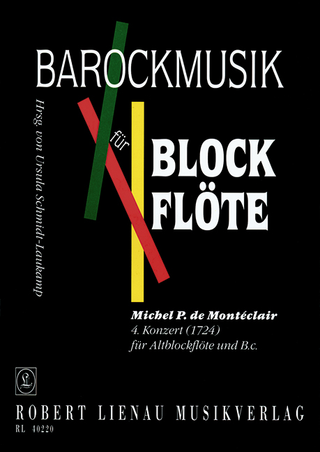 Konzert Nr.4  für Altblockflöte und bc  Barockmusik für Blockflöte
