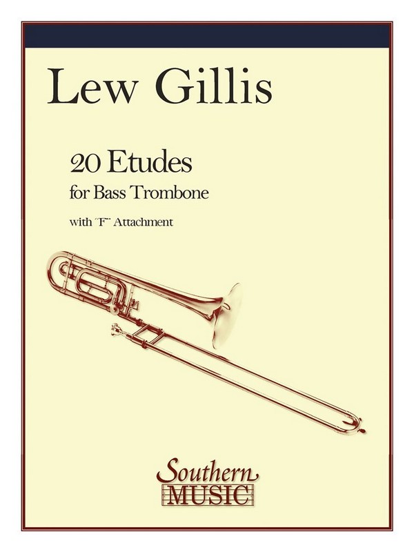 20 Etudes  for bass trombone with F attachment  