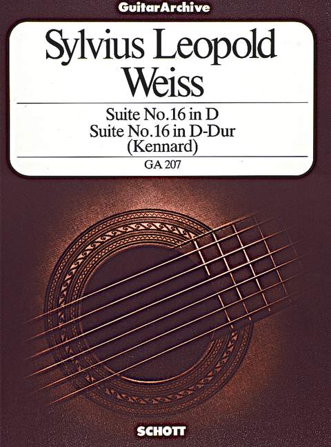 Suite D-Dur Nr.16  für Gitarre  