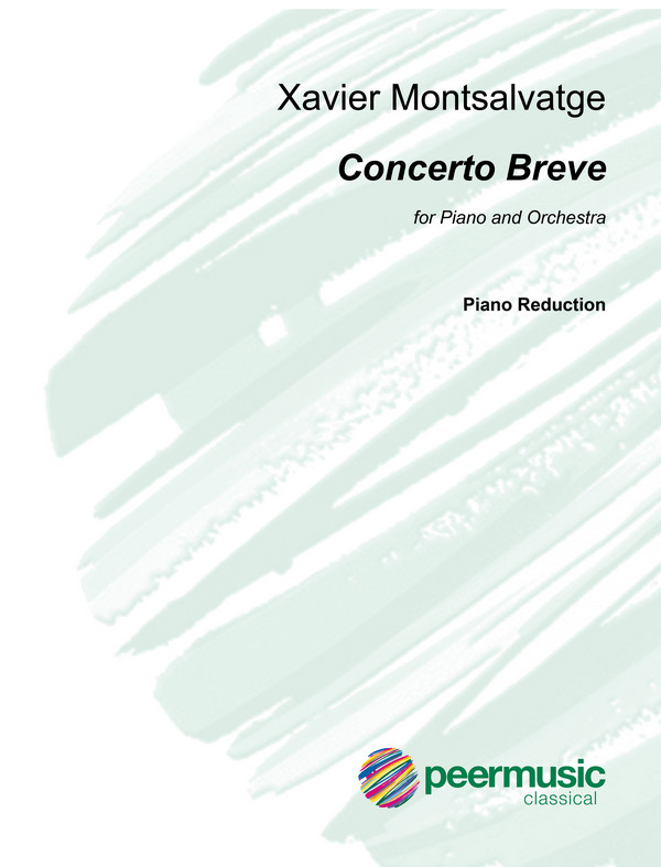 Concerto breve  for piano and orchestra  2 piano reductions 2 pianos 4 hands