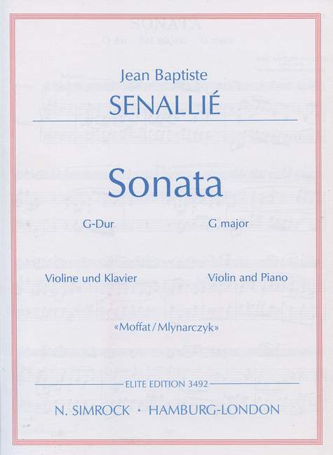 Sonate G-Dur  für Violine und Klavier  