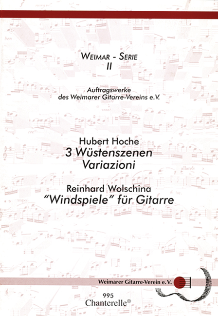 3 Gitarrenstücke von Hubert Hoche und Reinhard Wolschina  für Gitarre  
