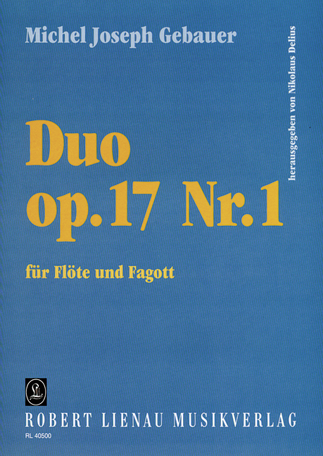 Duo op.17,1  für Flöte und Fagott  Partitur und Stimmen