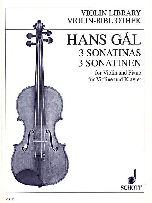 3 Sonatinen op. 71/1-3  für Violine und Klavier  