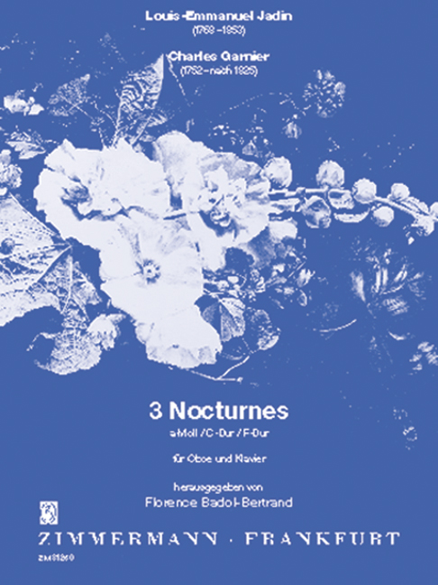 3 nocturnes von L.-E. Jadin und  Charles Garnier für Oboe und Klavier  