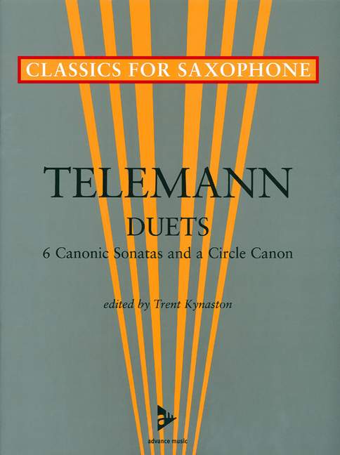 6 Canonic Sonatas and a Circle - Canon  for 2 saxophones  score