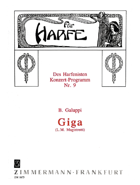 Giga für Harfe    