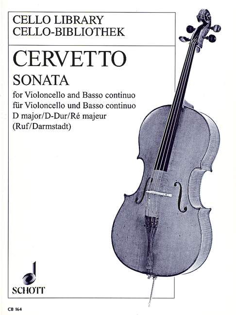 Sonate D-Dur op.2,10  für Violoncello und Bc  