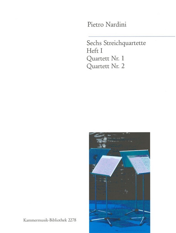 6 Streichquartette Band 1 (Nr.1-2)  für 2 Violinen, Viola und Violoncello  Stimmen