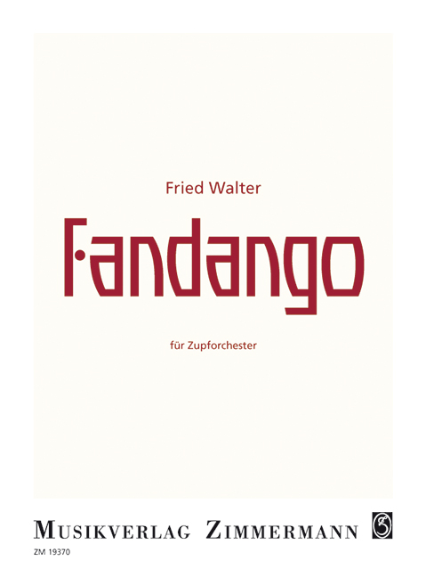 Fandango  für Zupforchester  Partitur