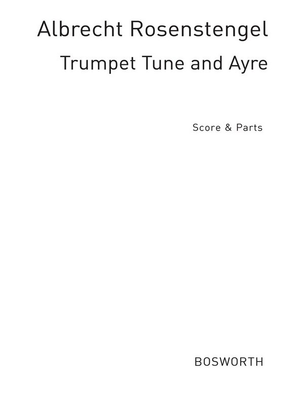 Trumpet Tune and Ayre  für Blockflöten und Schlagwerk  Partitur und Stimmen,  Archivkopie