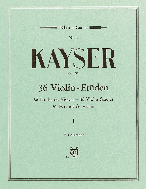 36 Violinetüden op.20 Band 1 (Nr.1-12)  für Violine  