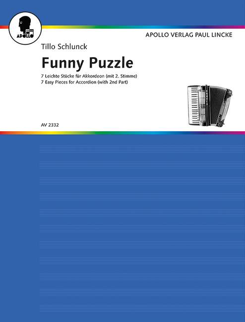 Funny Puzzle - Ganz leichte Stücke  für Akkordeon (mit zweiter Stimme)  